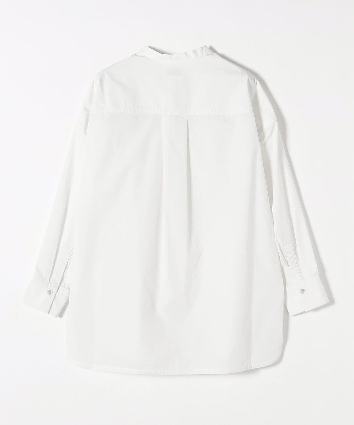 SHIPS any:〈洗濯機可能〉REPREVE バンド カラー シャツ