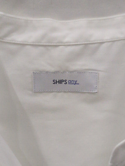 SHIPS any:〈洗濯機可能〉REPREVE バンド カラー シャツ