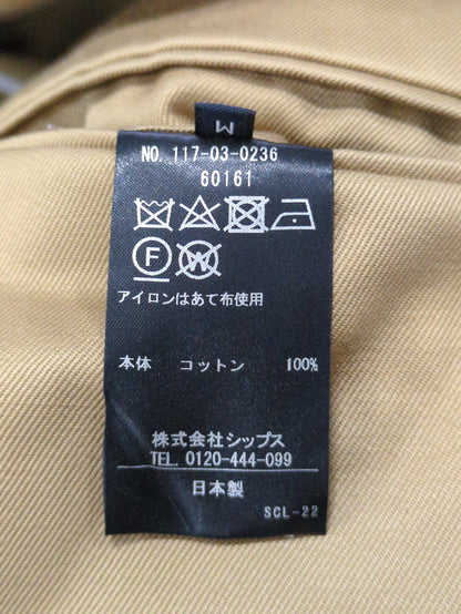 SHIPS STANDARD: FINX COTTON ツイル ブレザー