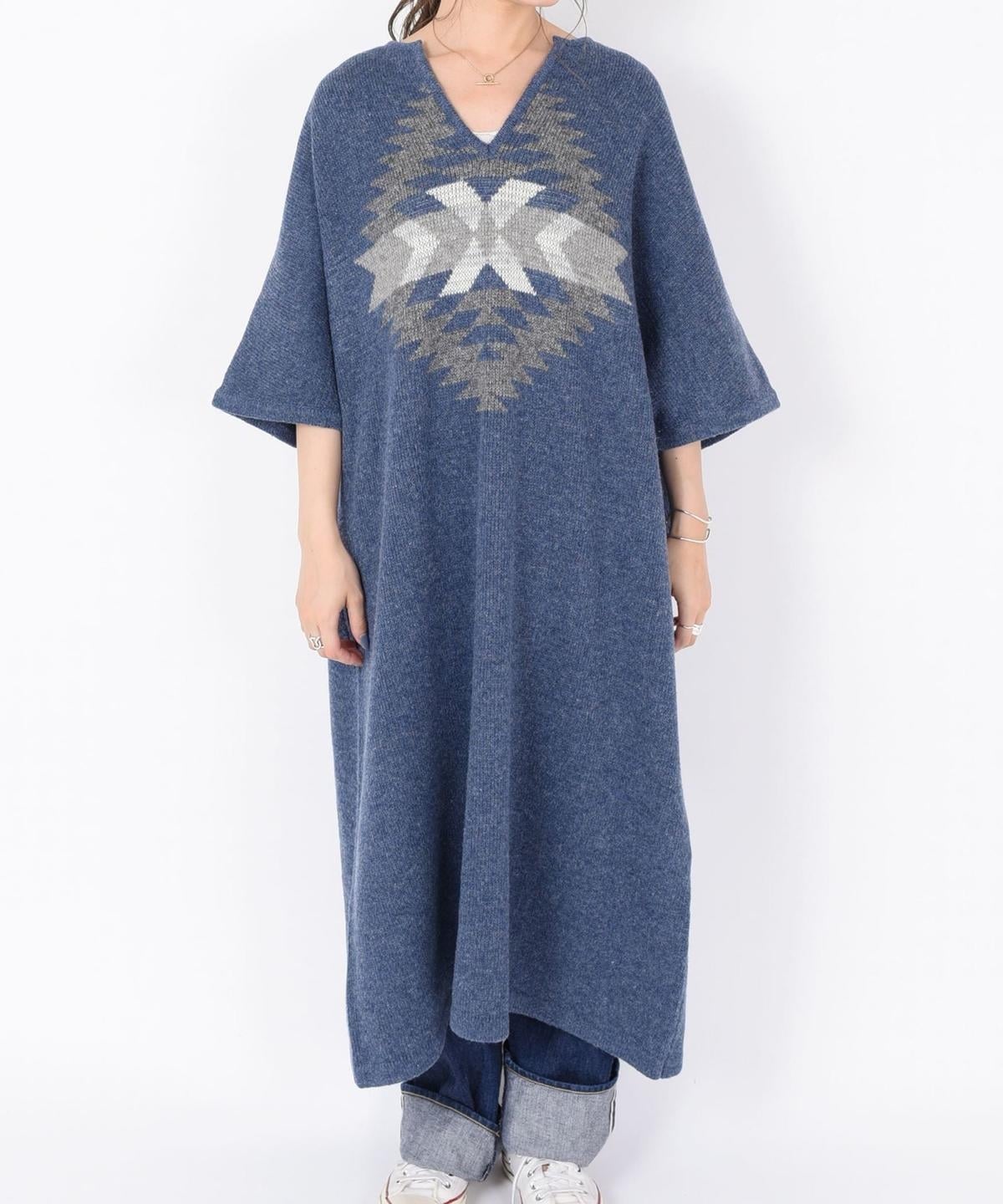 PENDLTON: カフタンニットワンピース