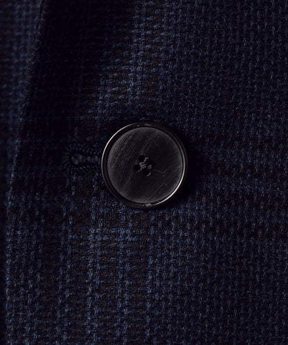 SD: エルメネジルド ゼニア  トラベラー ホップサック ネイビー グレンチェック ジャケット