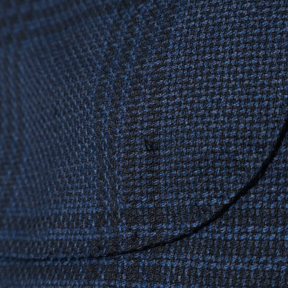 SD: エルメネジルド ゼニア  トラベラー ホップサック ネイビー グレンチェック ジャケット