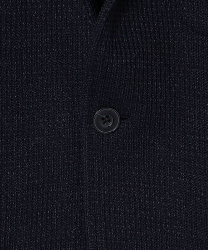 SHIPS:〈手洗い可能〉TEXBRID(R) 撚杢 畔編み 2ボタン ジャケット