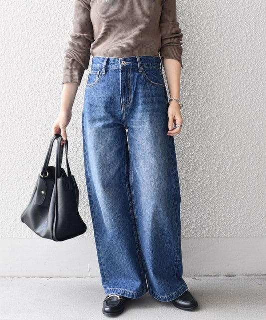 【SHIPS別注】BIT BLUE:セミワイドデニム