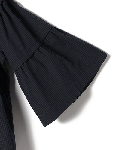 Nell:スモール ギンガム チェック ティアード ボレロ