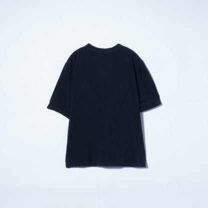 SHIPS:ALBINI パイル ジャージ キーネック ポケット付き Tシャツ【日本製】