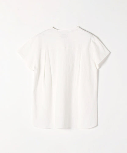 SHIPS any: USAコットン スキッパーTEE