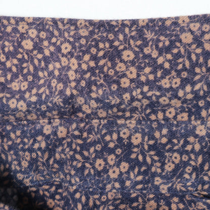 SHIPS: フランネル フラワープリント セミワイドカラーシャツ