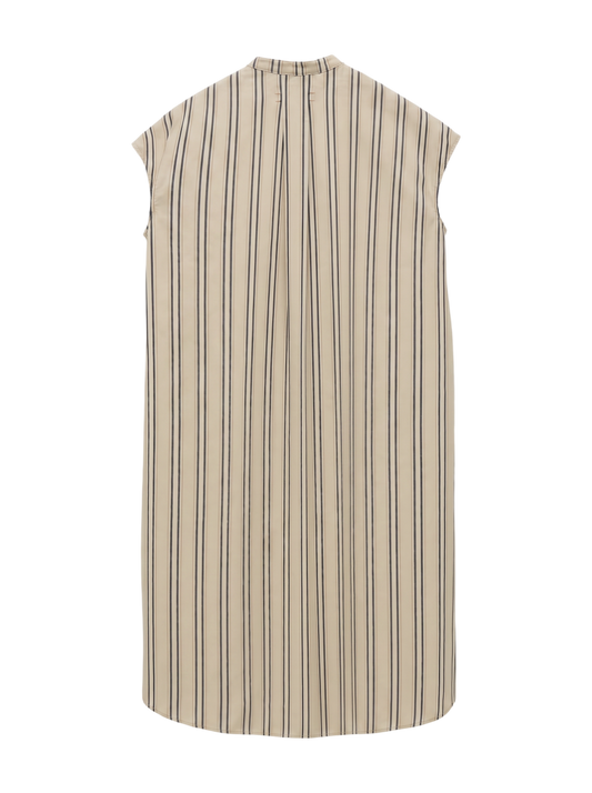 UNFIL:CTN TWILL SLEEVELESS OP