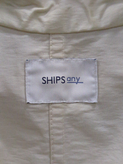 SHIPS any: フード ミディ ブルゾン