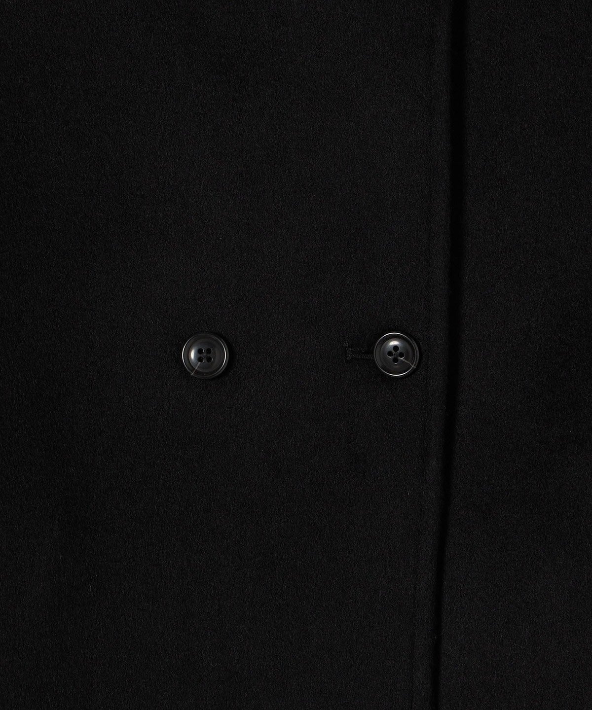 SHIPS any: ノンミュールジングウール ノーカラー ショート コート