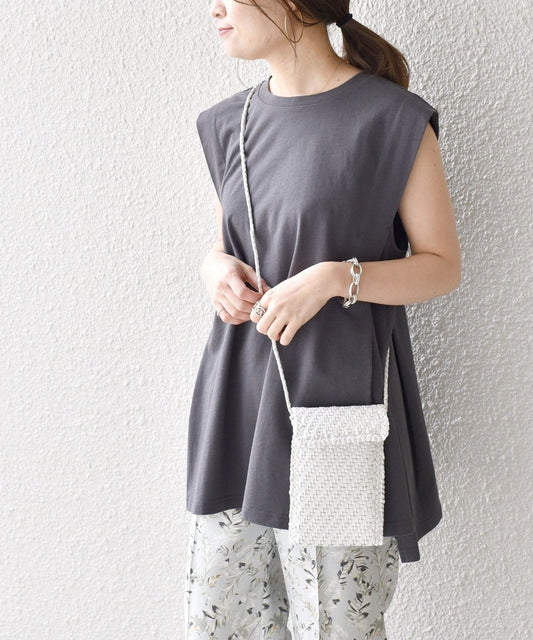【WEB限定】ショルダータックカットソー