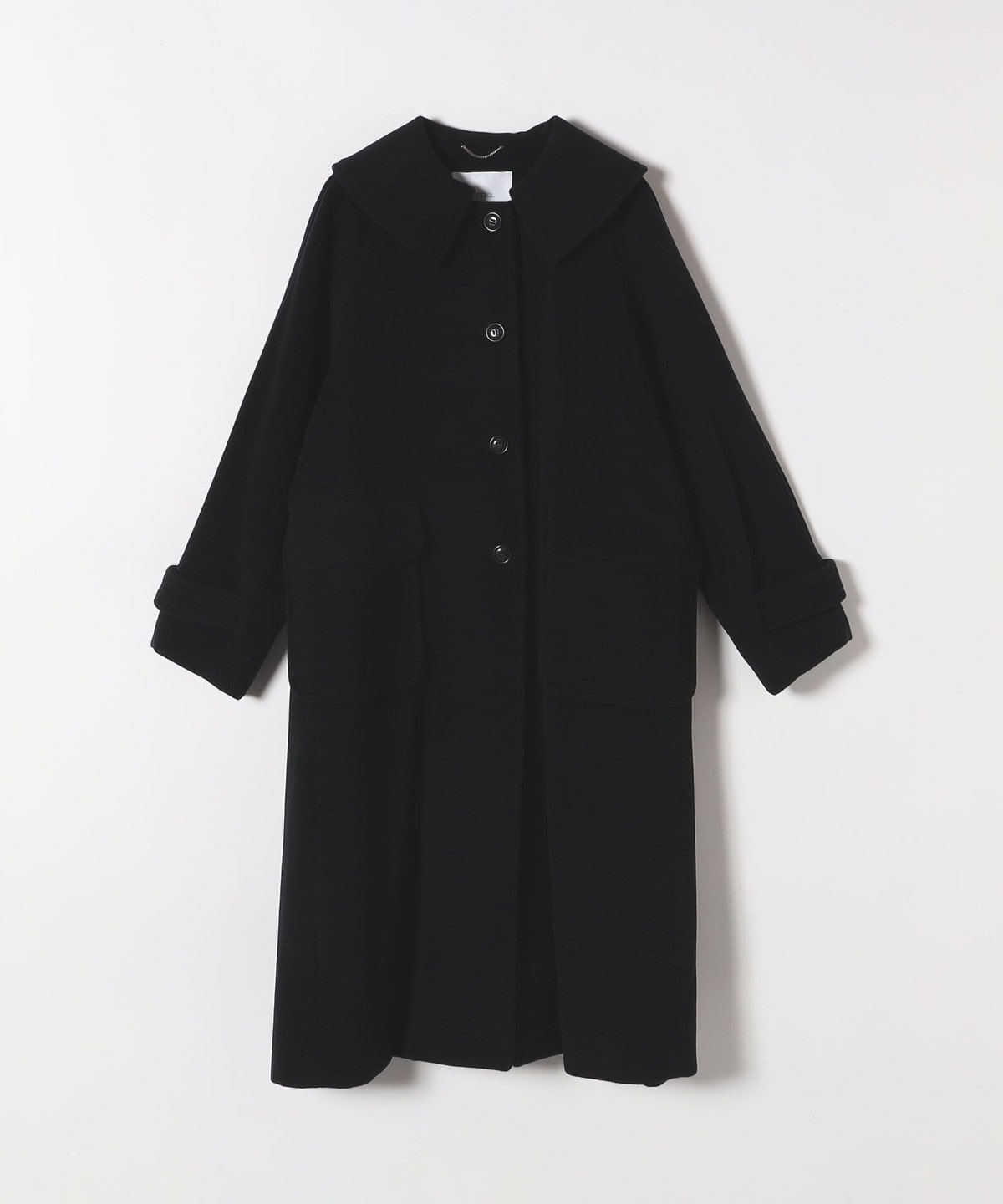 SHIPS any: PONTETORTO フラットカラー ロング コート