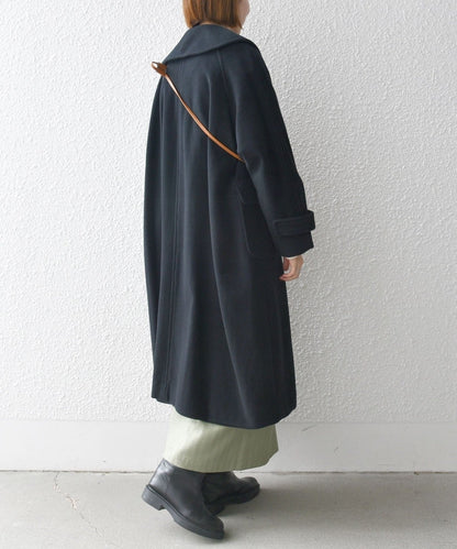 SHIPS any: PONTETORTO フラットカラー ロング コート