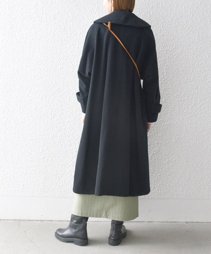 SHIPS any: PONTETORTO フラットカラー ロング コート