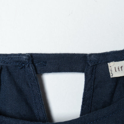 liflattie ships:リネンギャザーロングワンピース