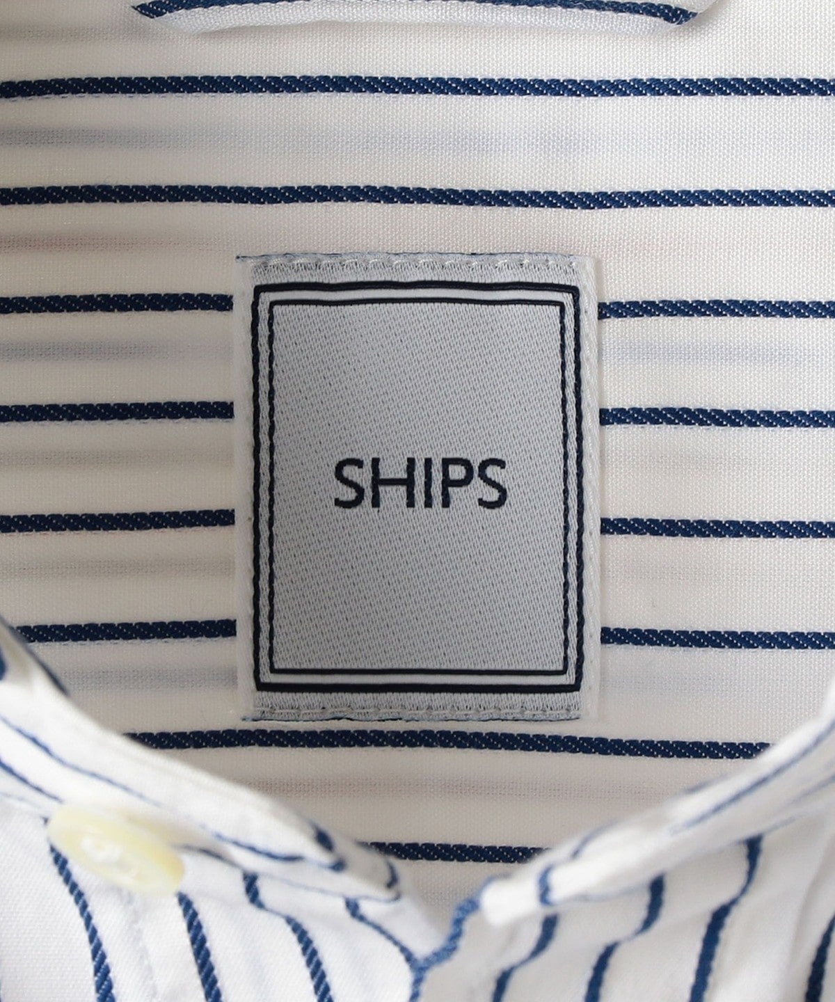 SHIPS: ロンドンストライプ セミワイドカラー シャツ