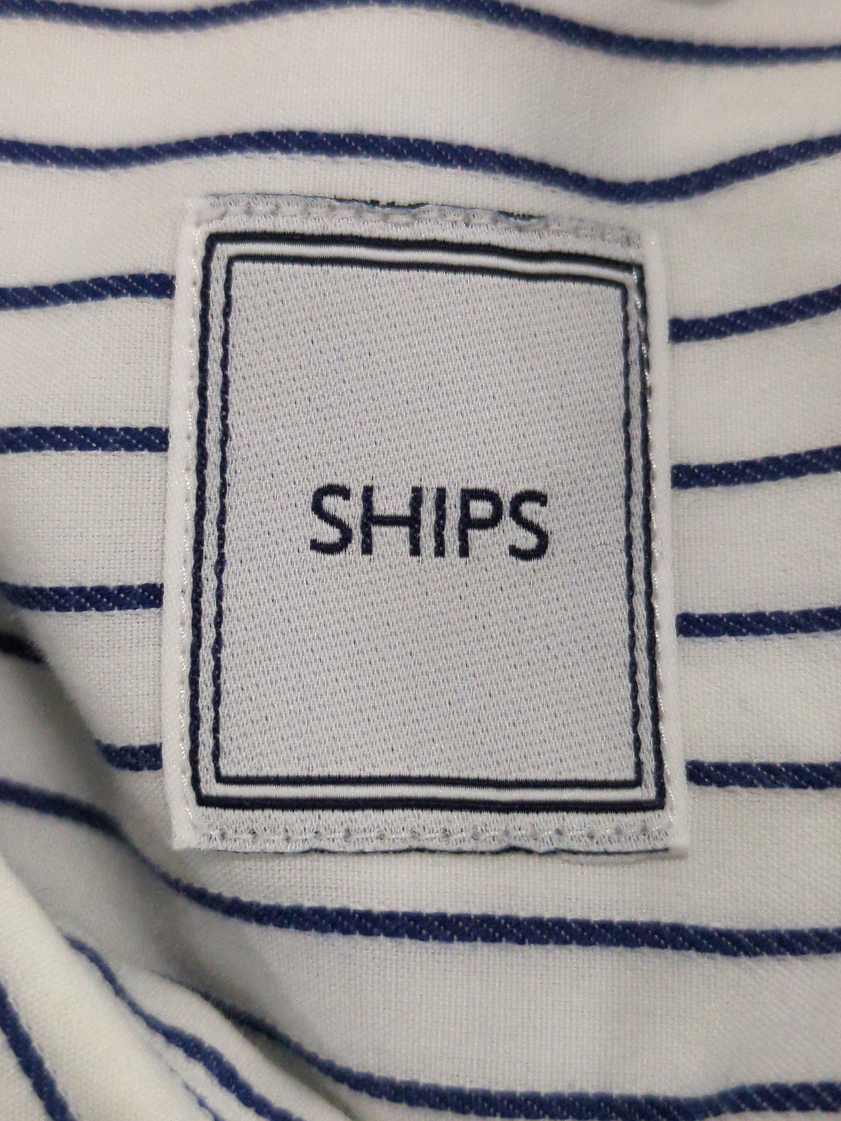 SHIPS: ロンドンストライプ セミワイドカラー シャツ