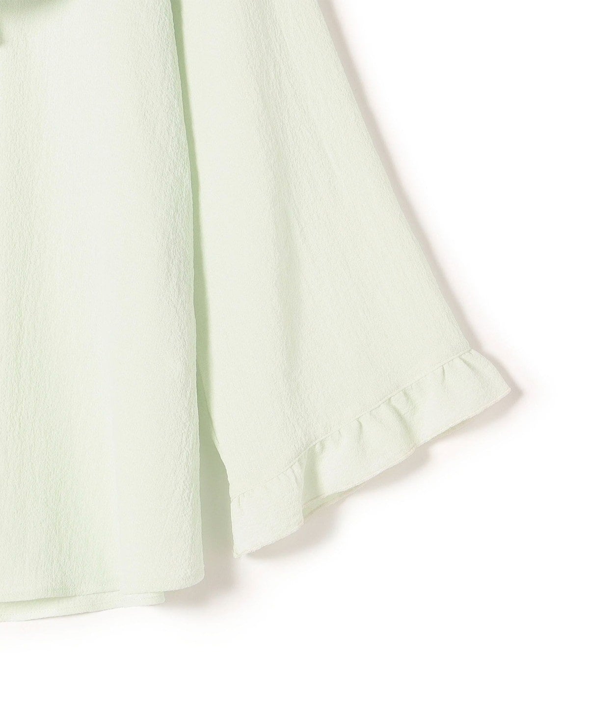 〈手洗い可能〉スムージーリップ ラッフル ブラウス