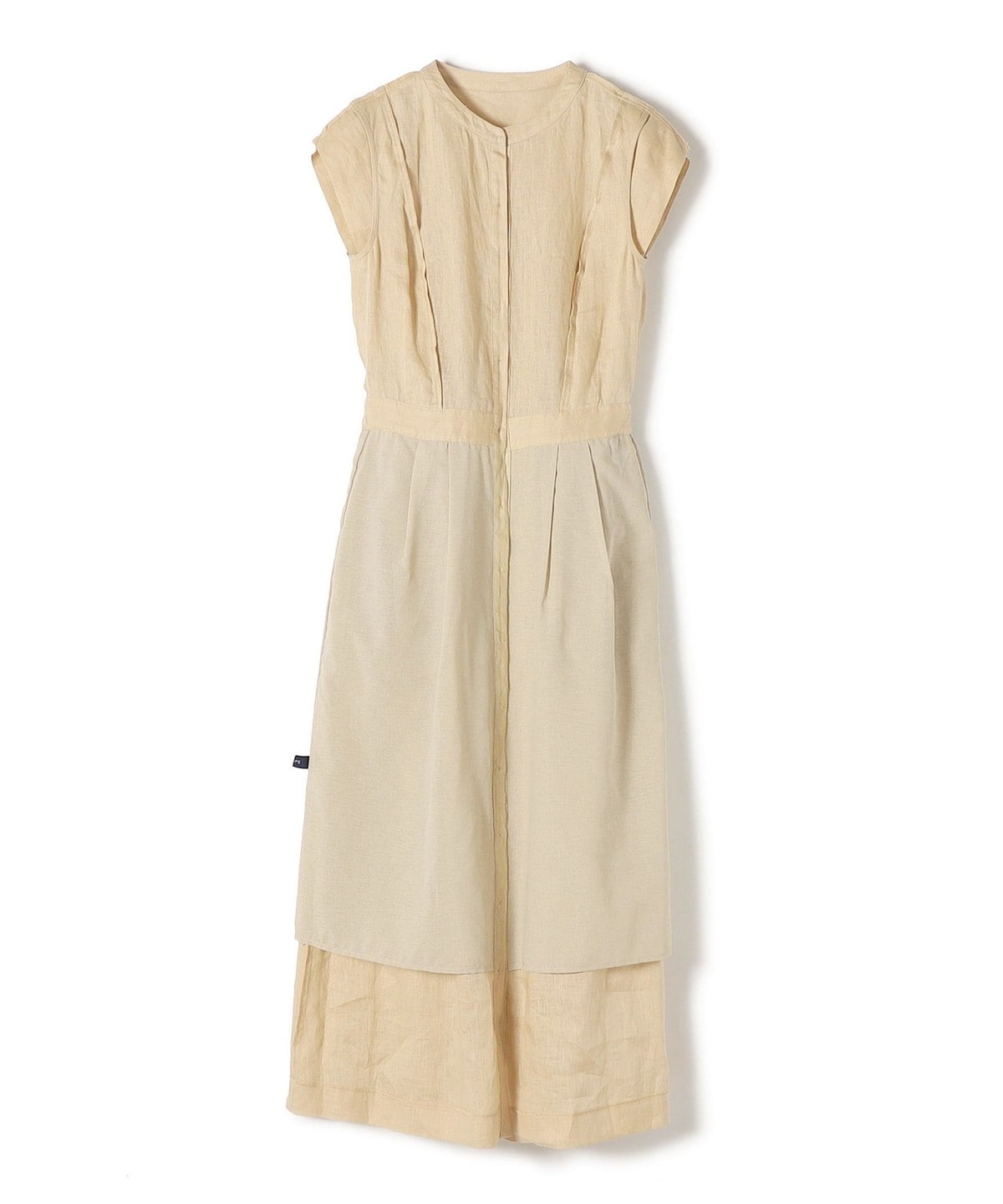〈手洗い可能〉NORTHERN LINEN2タックワンピース