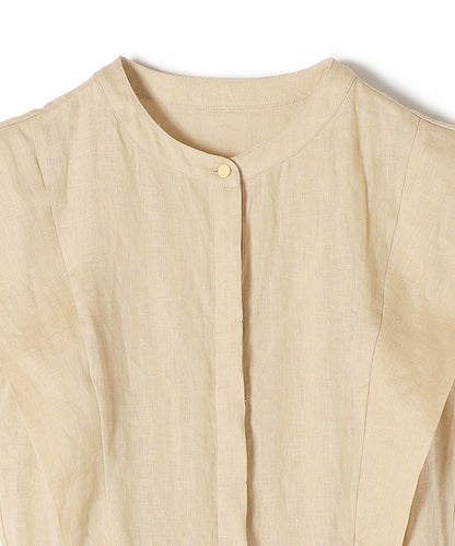 〈手洗い可能〉NORTHERN LINEN2タックワンピース