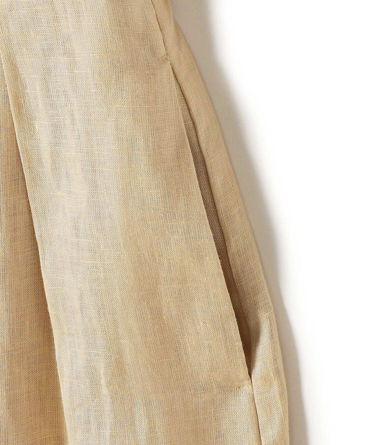 〈手洗い可能〉NORTHERN LINEN2タックワンピース