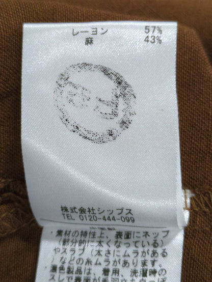 SHIPS Days STANDARD:ソリッド ロングワンピース 19SS