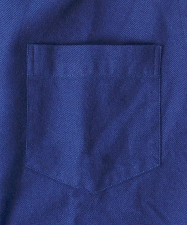 SHIPS: ペルヴィアン ピマ セミワイドカラー ソリッド ネルシャツ