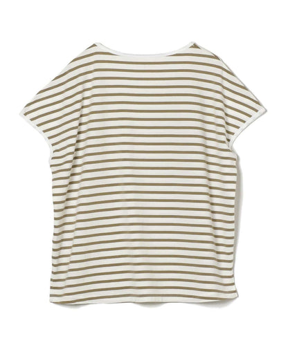 SHIPS Days STANDARD:DAILY FANCTION クルーネックTee border