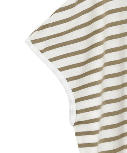 SHIPS Days STANDARD:DAILY FANCTION クルーネックTee border