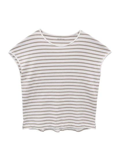 SHIPS Days STANDARD:DAILY FANCTION クルーネックTee border