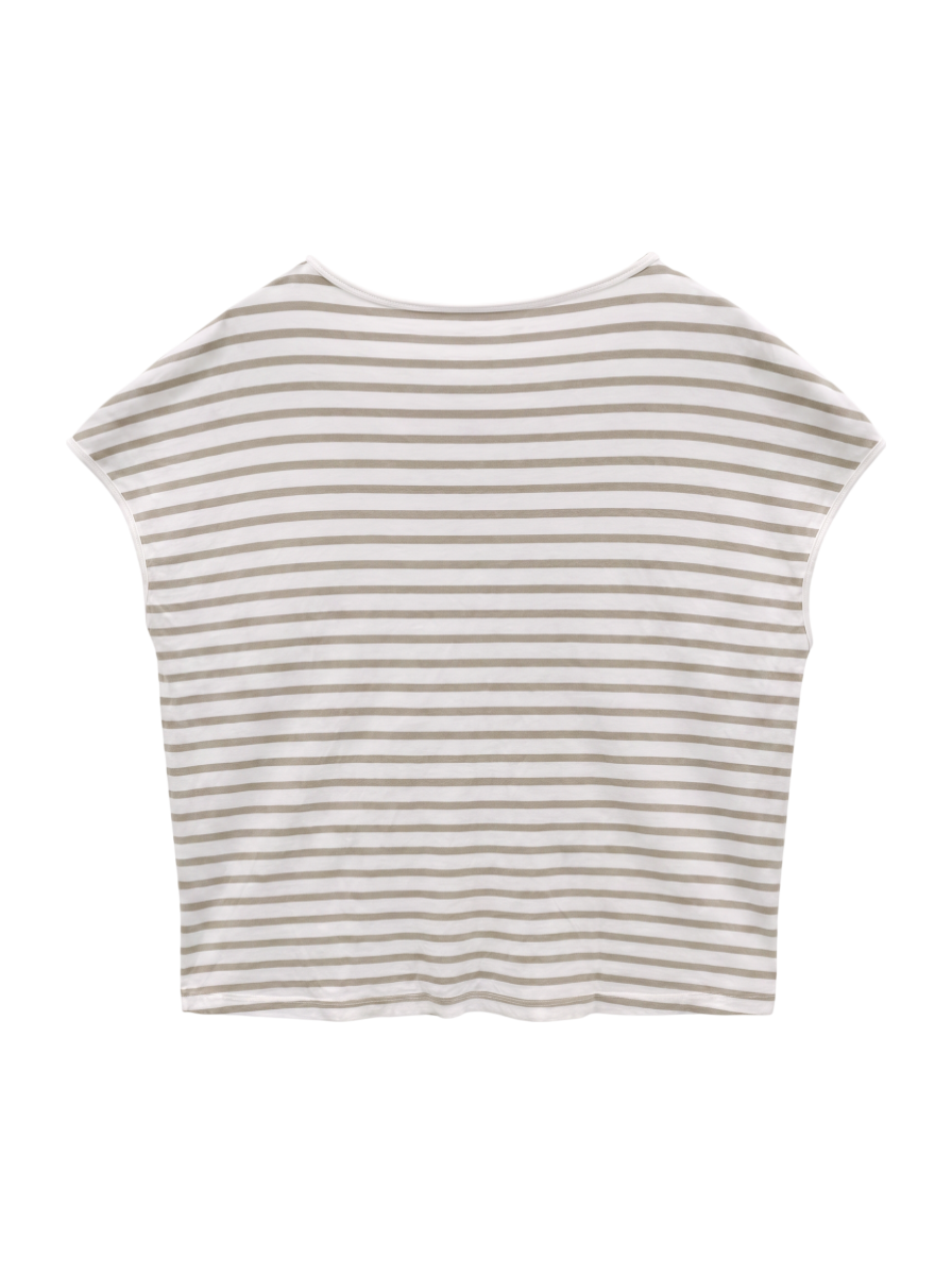 SHIPS Days STANDARD:DAILY FANCTION クルーネックTee border