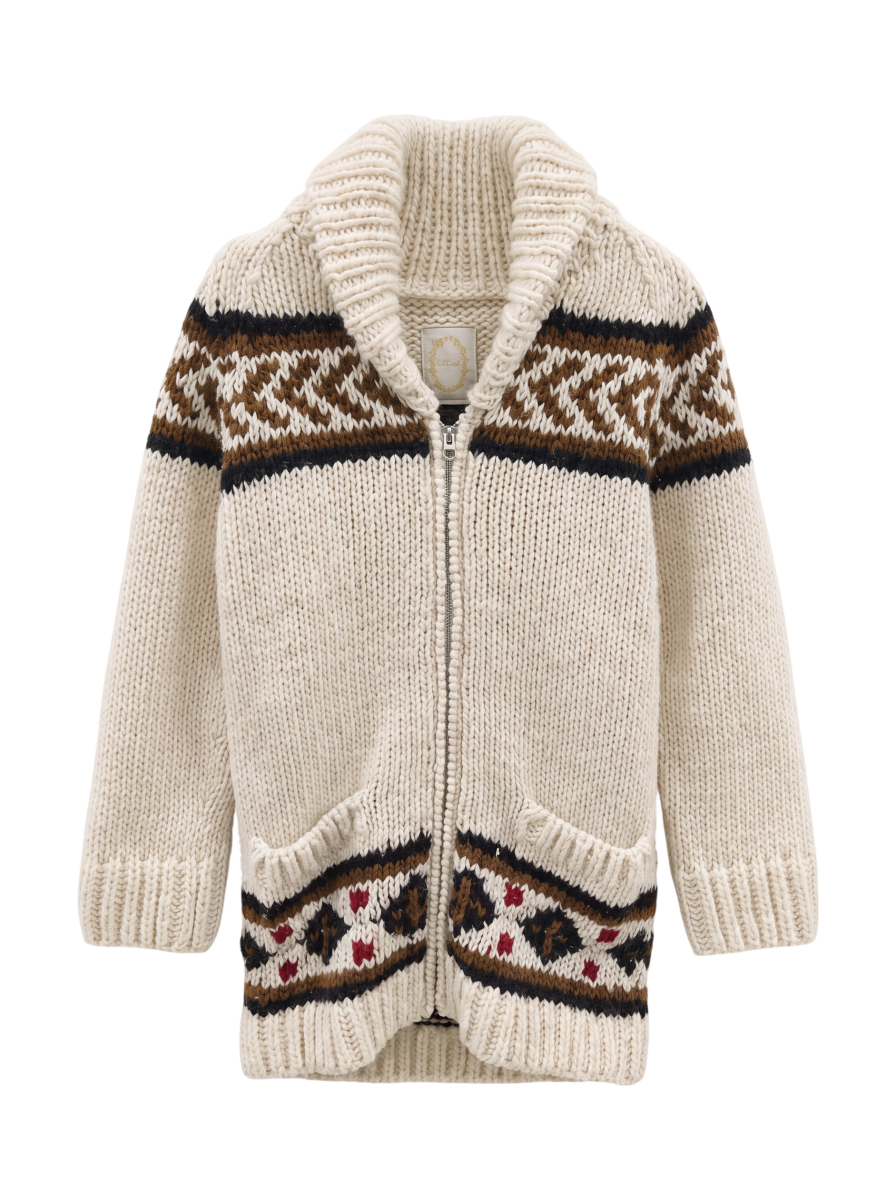 Khaju:ジャカードハンドニットカーディガン18FW