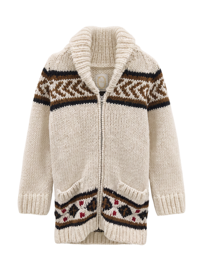 Khaju:ジャカードハンドニットカーディガン18FW