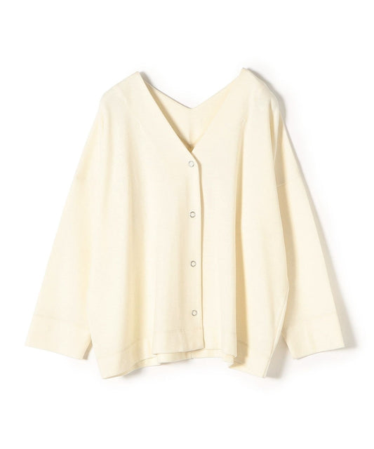 【SHIPS別注】assiette:圧縮ウールカーディガン