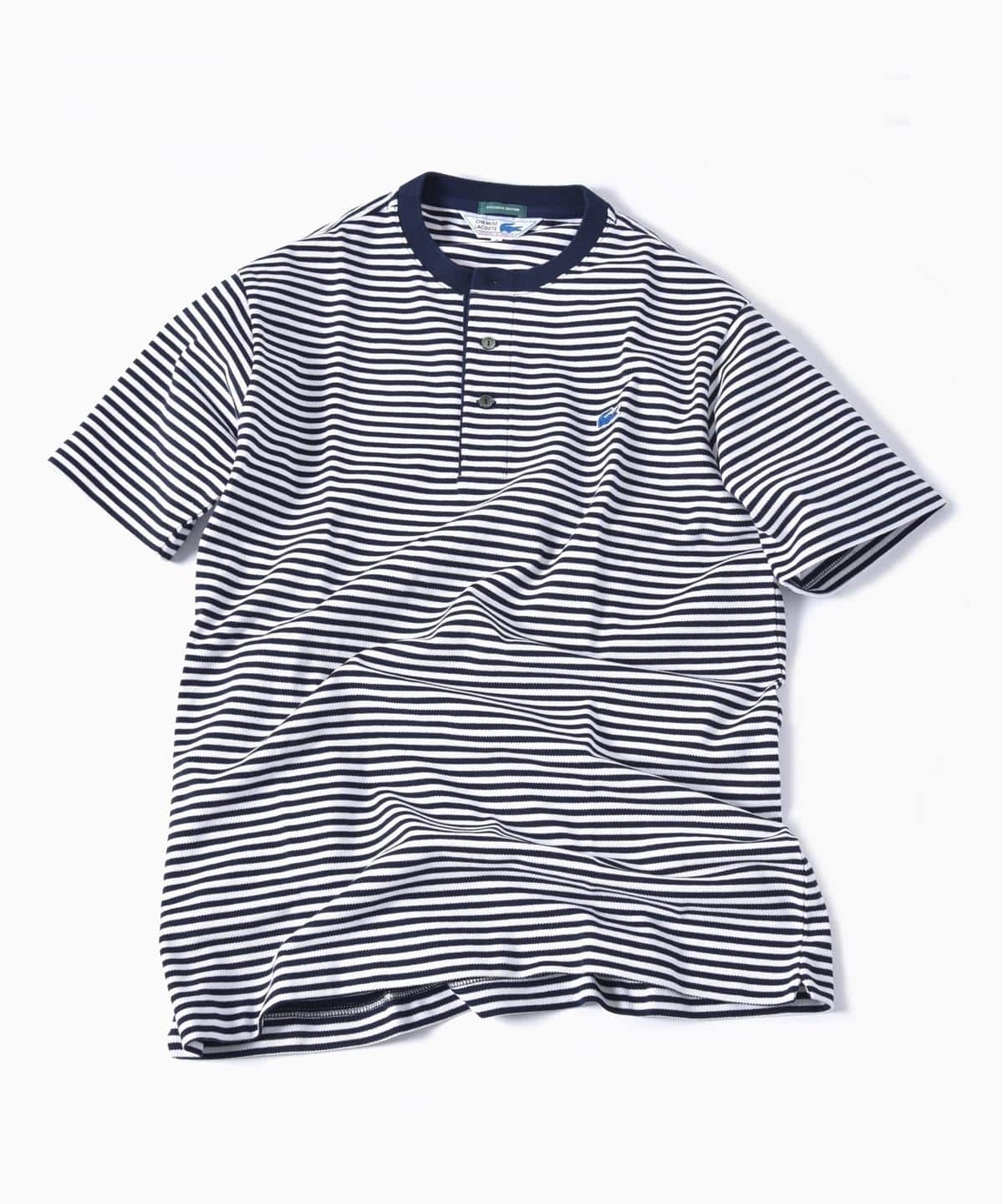 LACOSTE: 別注 カノコ ヘンリーネック Tシャツ 20SS