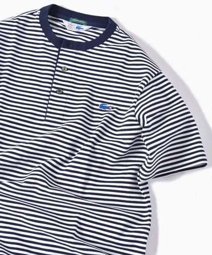 LACOSTE: 別注 カノコ ヘンリーネック Tシャツ 20SS