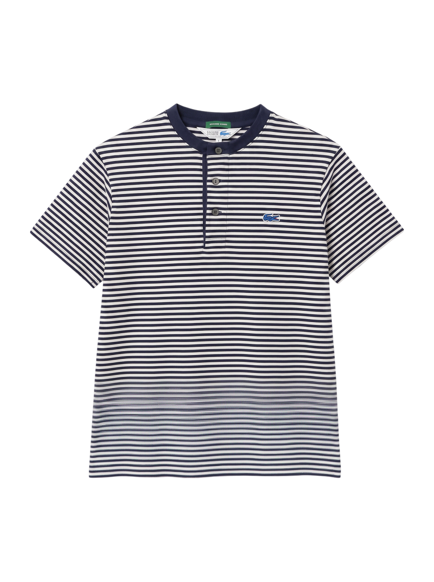 LACOSTE: 別注 カノコ ヘンリーネック Tシャツ 20SS