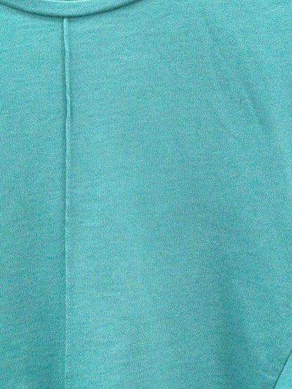 【WEB限定】 〈洗濯機可能〉へムフレア 5分袖 カットソー