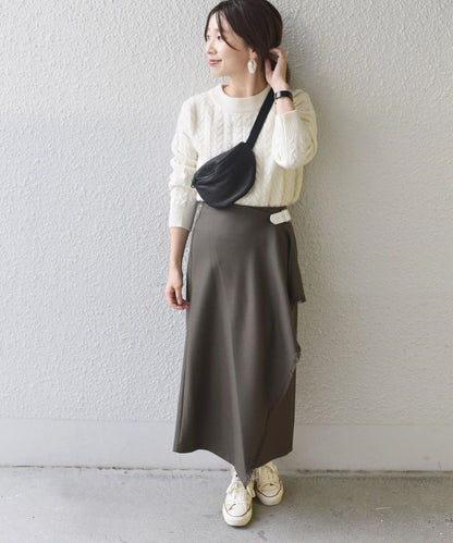 HAMILTON カシミヤケーブルニット