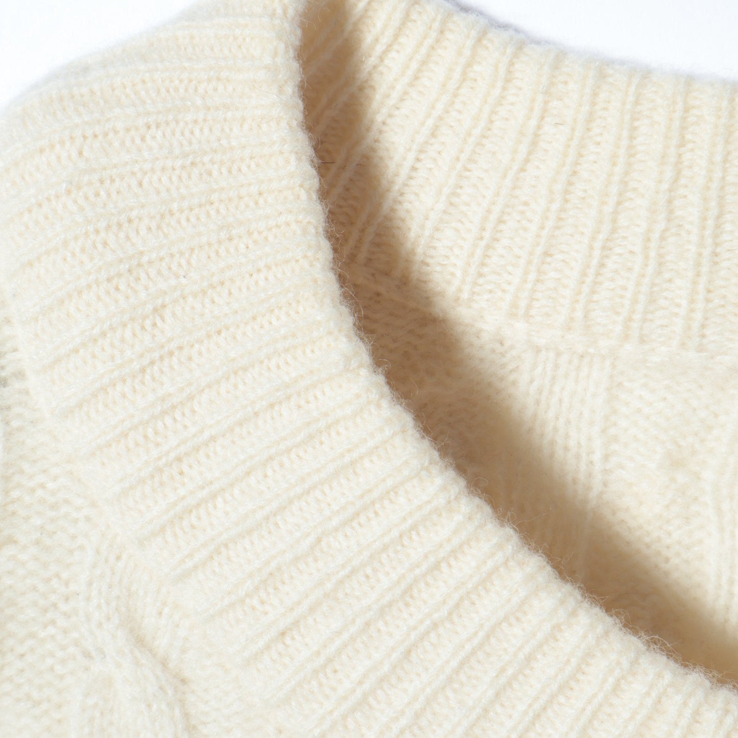 HAMILTON カシミヤケーブルニット