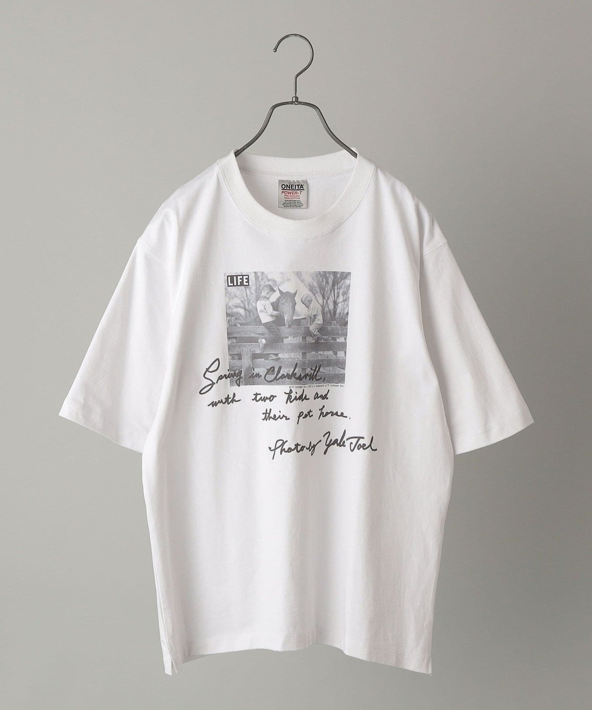 SHIPS: LIFE MAGAZINE フォトプリント Tシャツ
