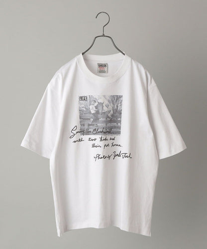 SHIPS: LIFE MAGAZINE フォトプリント Tシャツ
