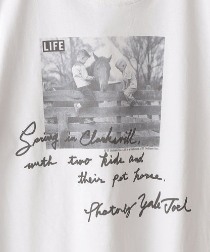 SHIPS: LIFE MAGAZINE フォトプリント Tシャツ