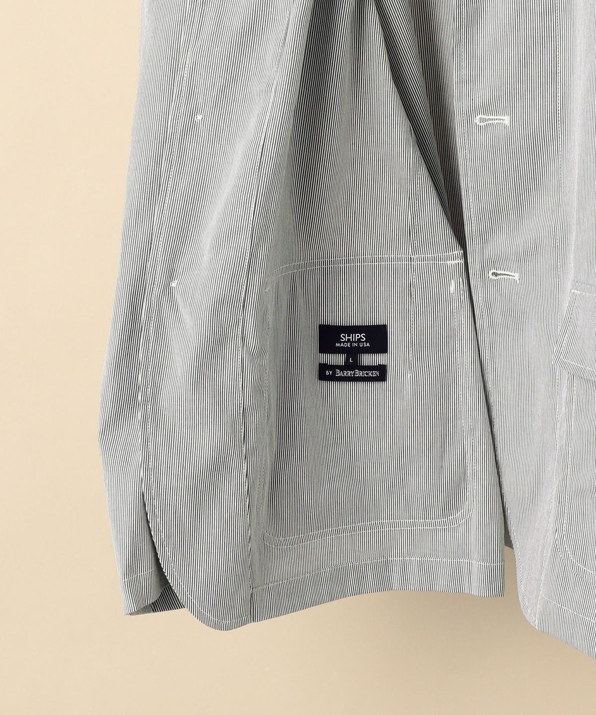 SHIPS×BARRY BRICKEN: コードレーン 3ボタン ジャケット / M