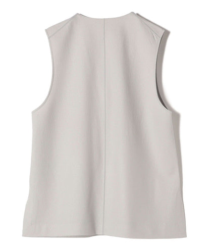 SHIPS Primary Navy Label:〈手洗い可能〉ウール ジャージー オーバー ベスト