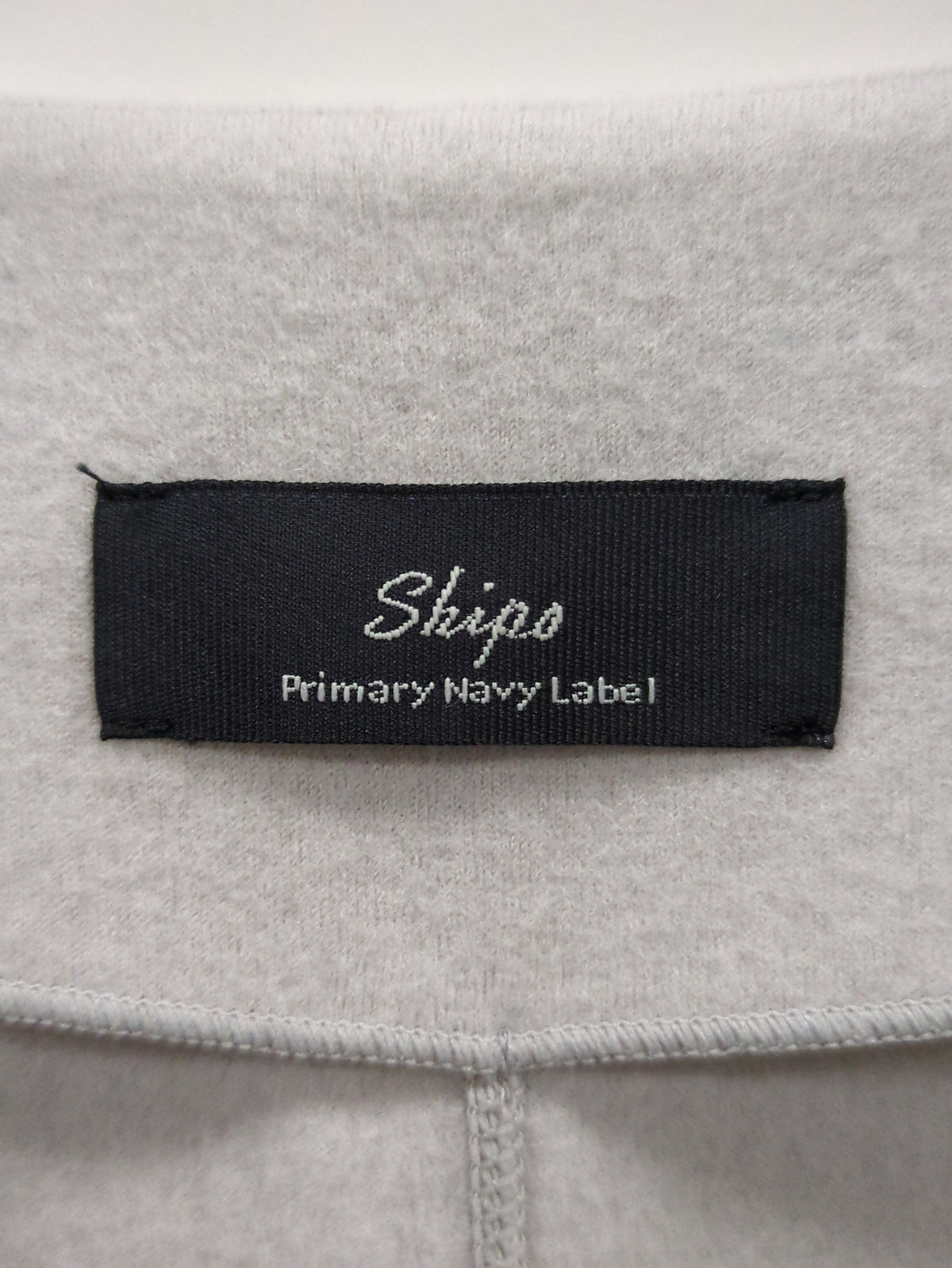 SHIPS Primary Navy Label:〈手洗い可能〉ウール ジャージー オーバー ベスト