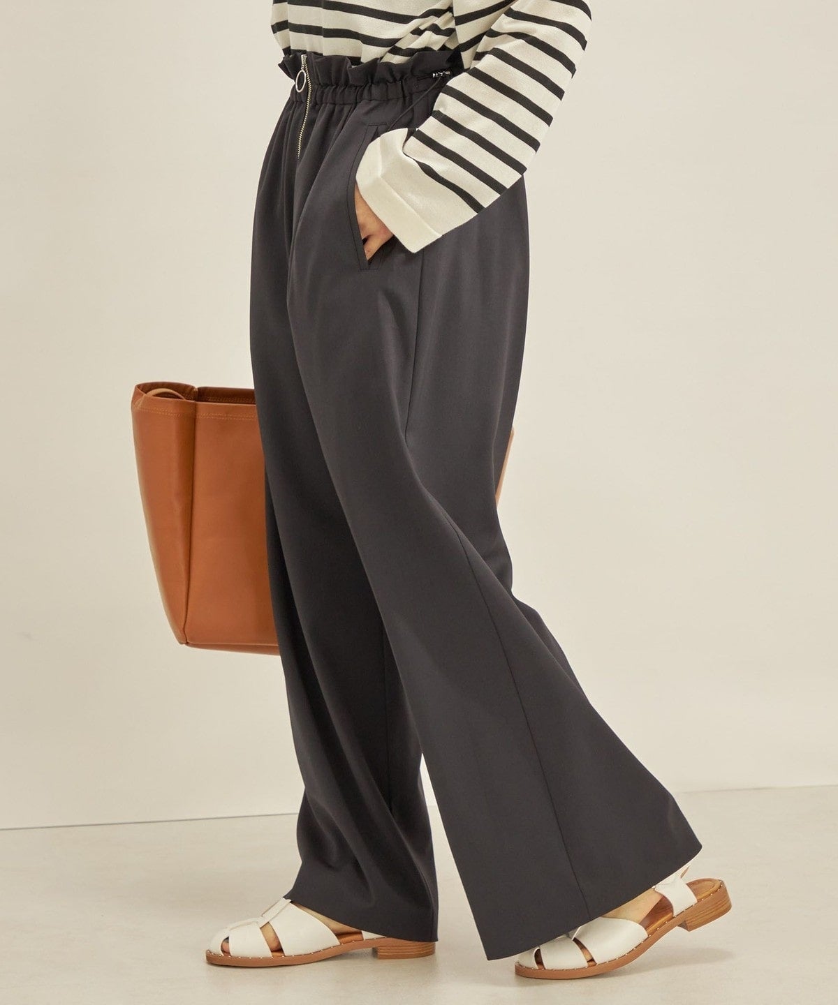 Paulo Oliveira ドロスト ワイド パンツ