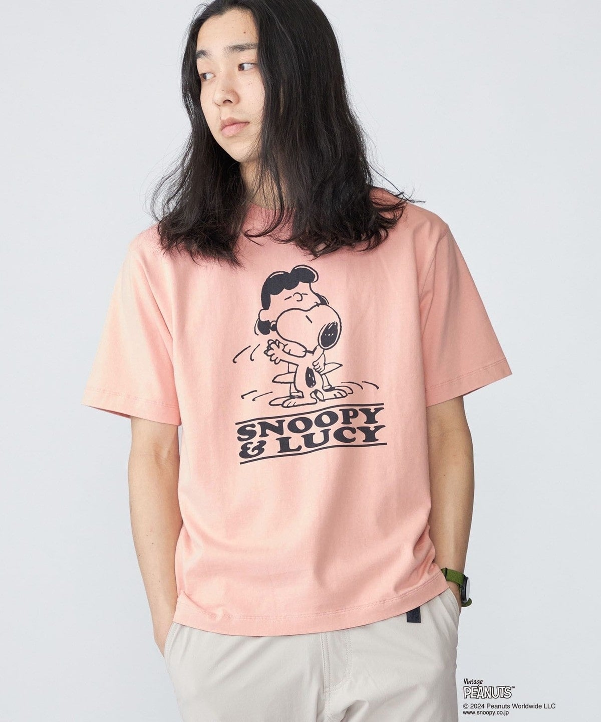 SHIPS: VINTAGE PEANUTS スヌーピー プリント Tシャツ 24SS