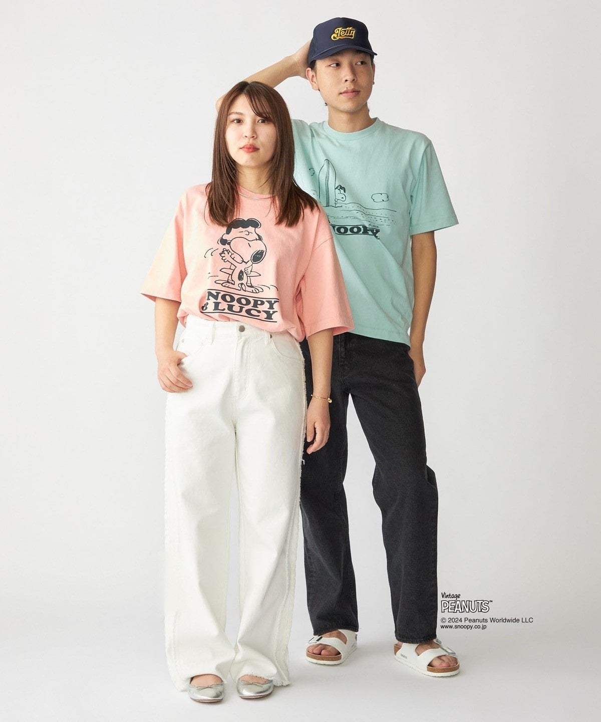 SHIPS: VINTAGE PEANUTS スヌーピー プリント Tシャツ 24SS